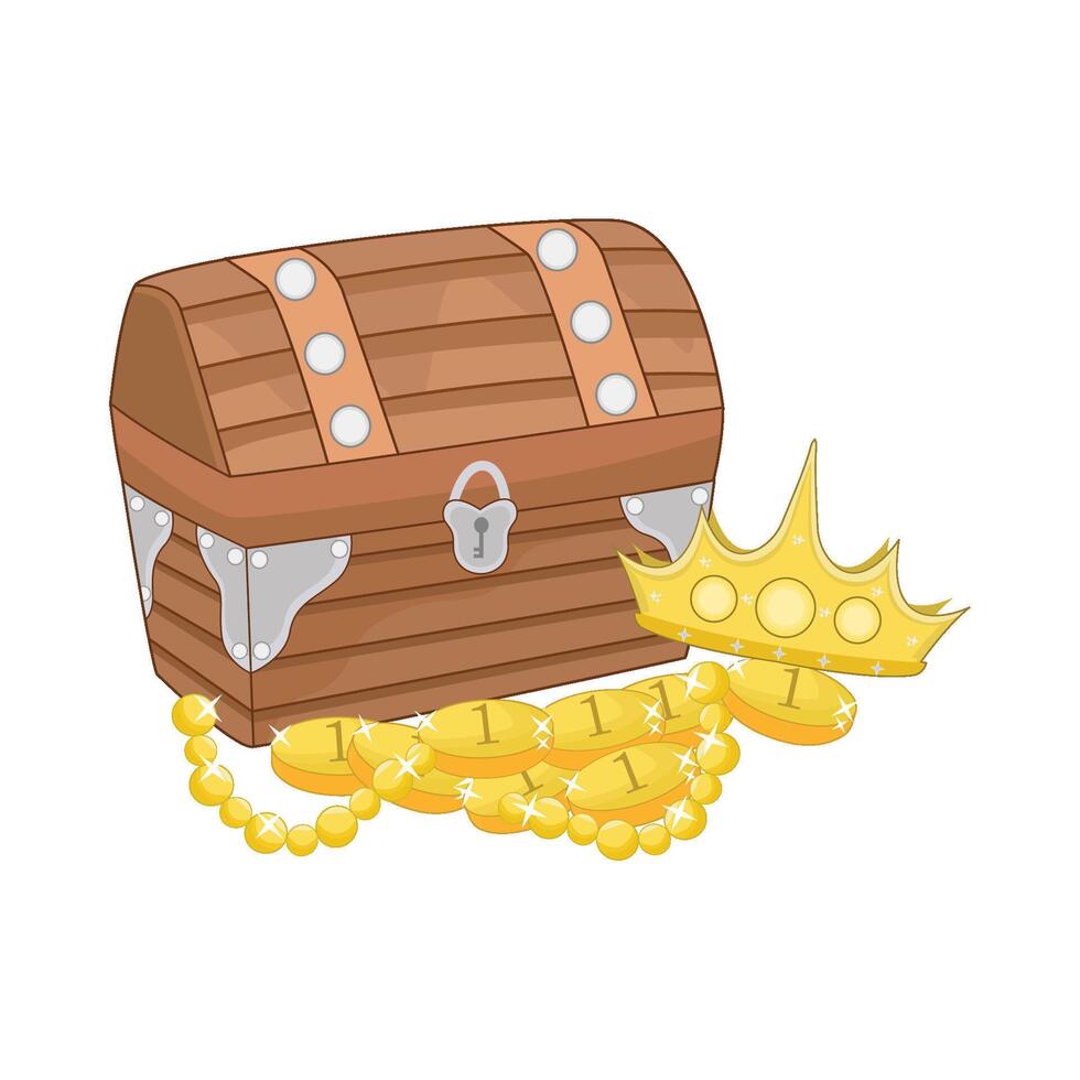 illustration of chest vector