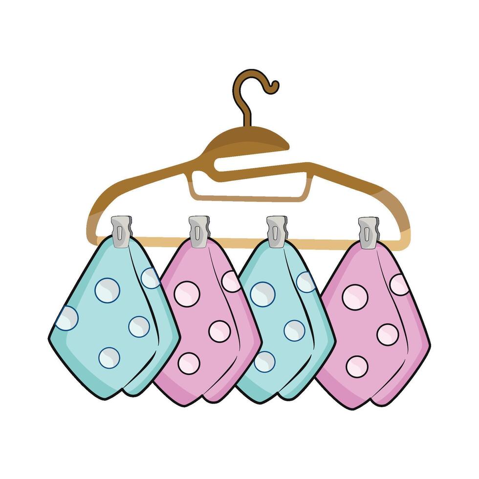 illustration of women clothes vector