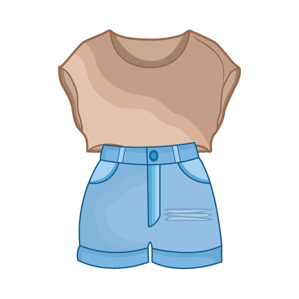illustration of women clothes vector