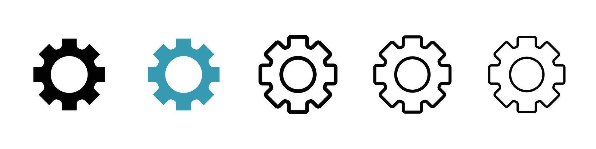 Settings vector icon