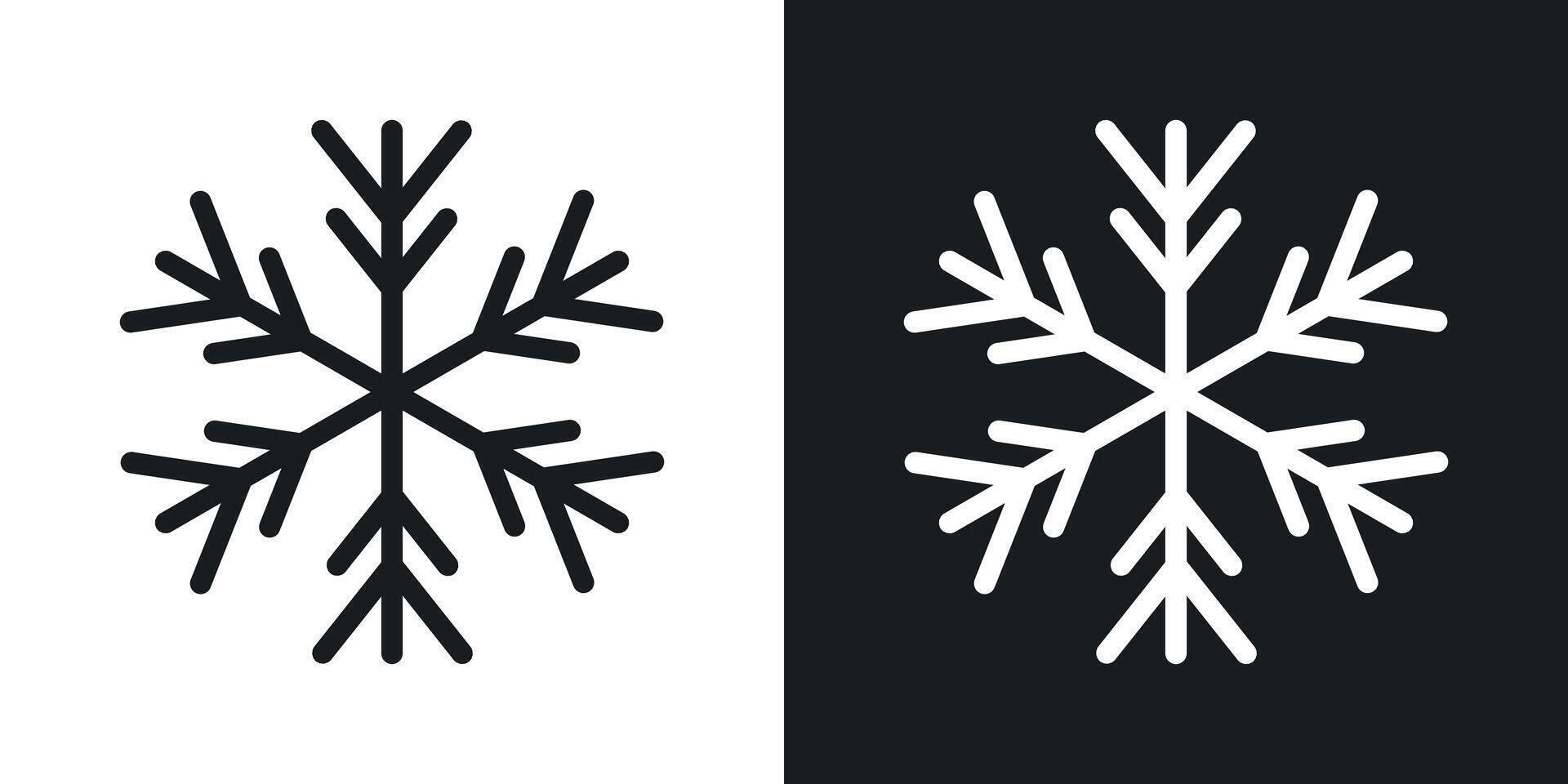 nieve vector icono