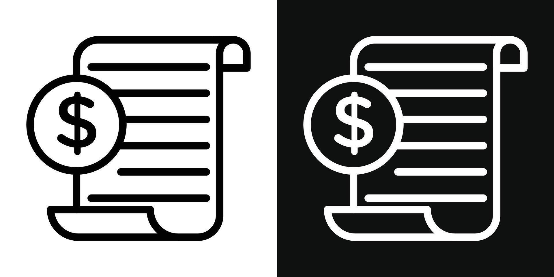 Billing vector icon