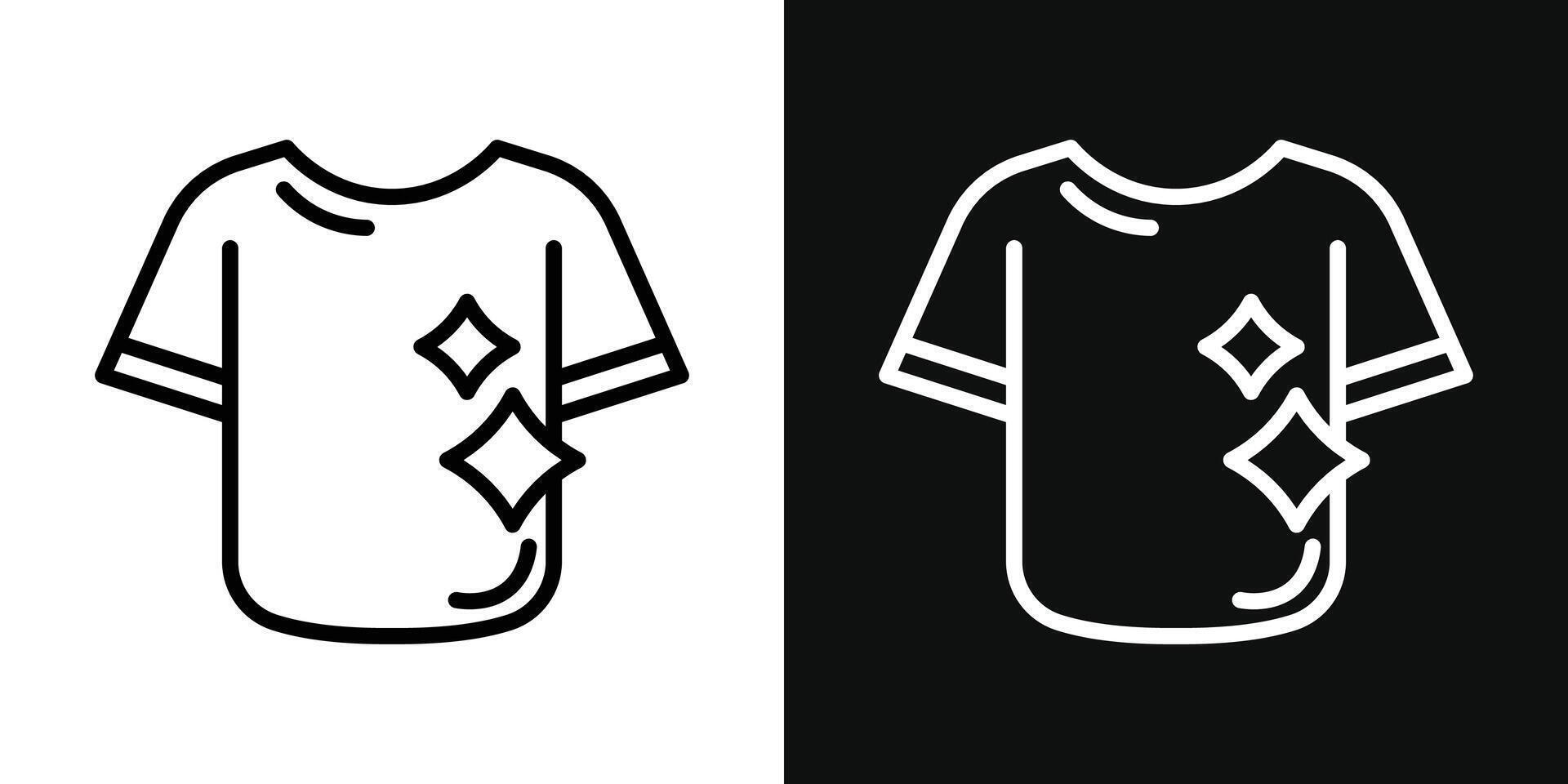 Clean tshirt icon vector