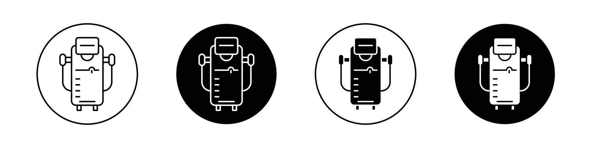 Laser epilation equipment icon vector