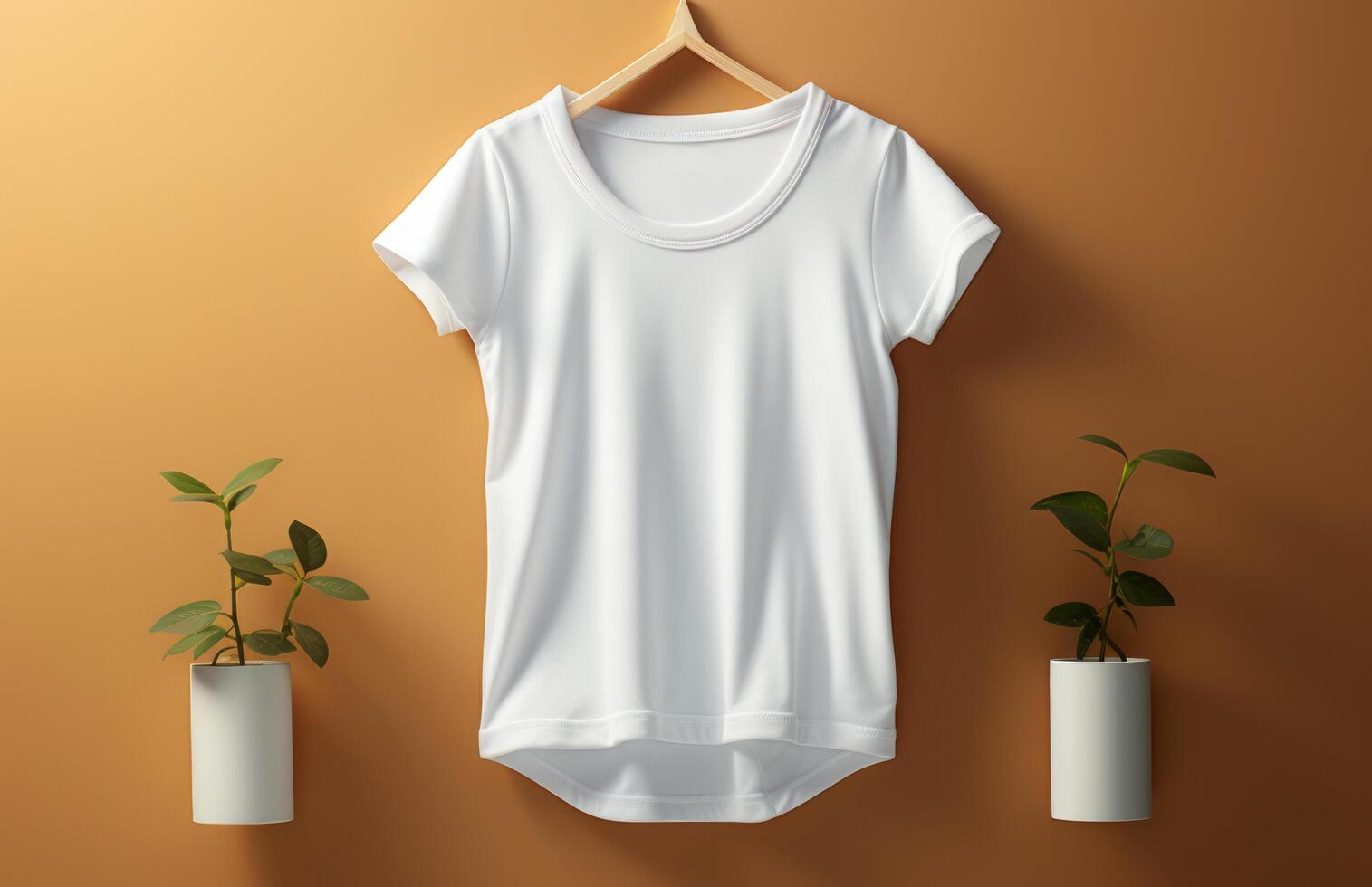 AI generated a white bodysuit hanging from a hanger photo