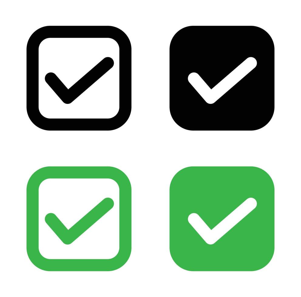 Checkbox vector icon