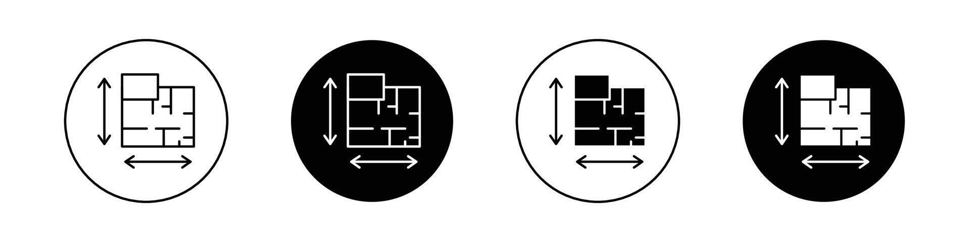 casa plan icono vector