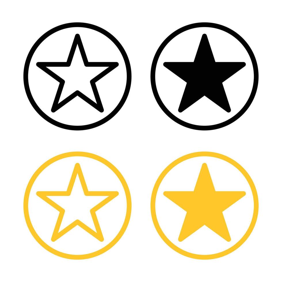 Star vector icon