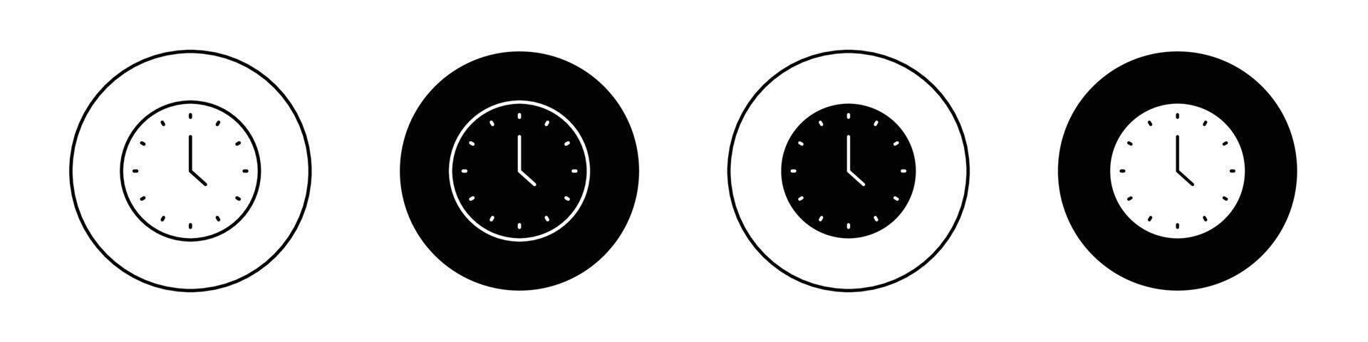 icono de vector de tiempo