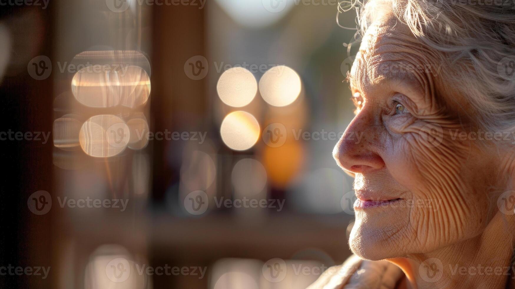 AI generated Tranquil spa retreat rejuvenating body care for lovely elderly woman amidst steam room, sauna, and water treatments, promoting relaxation and skin rejuvenation photo