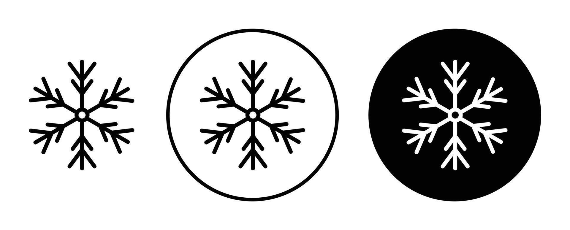 nieve vector icono