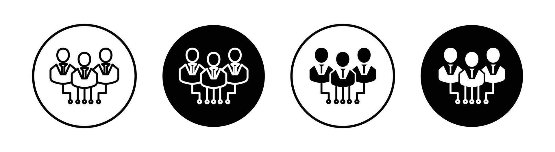 HR strategy icon vector