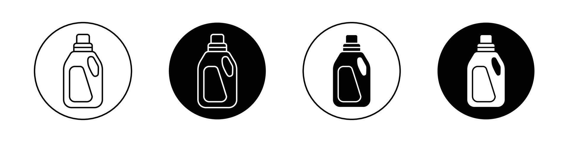 líquido detergente icono vector