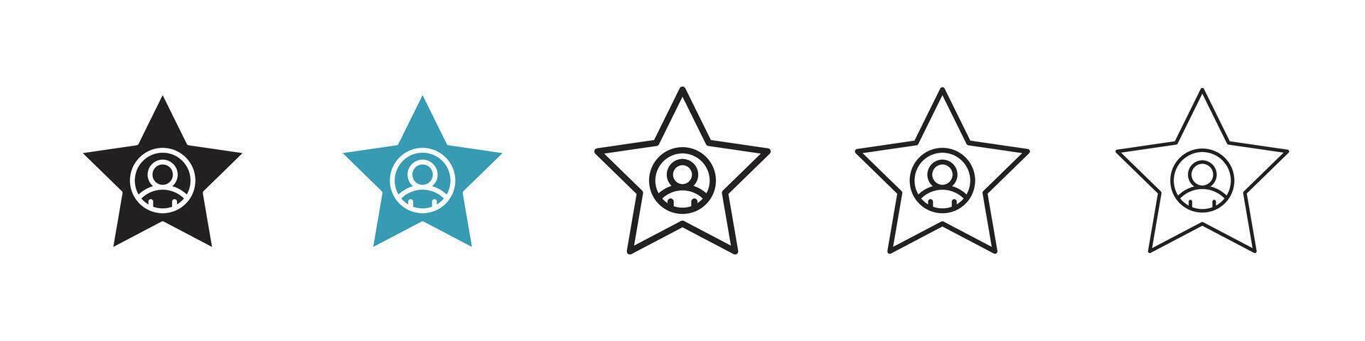 Best employee icon vector