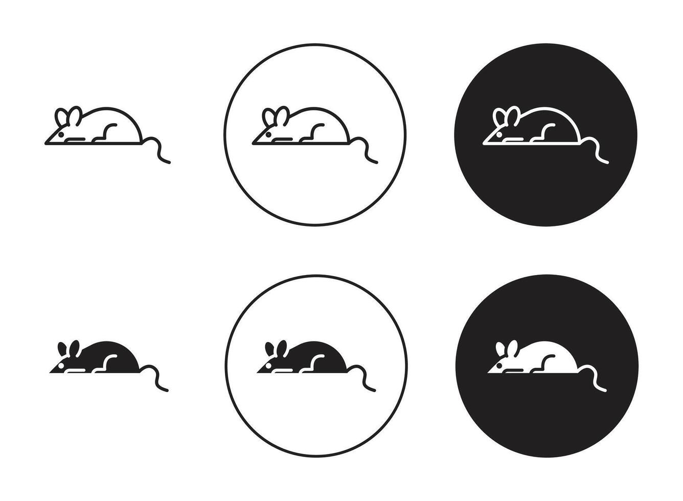 Mouse animal icon vector