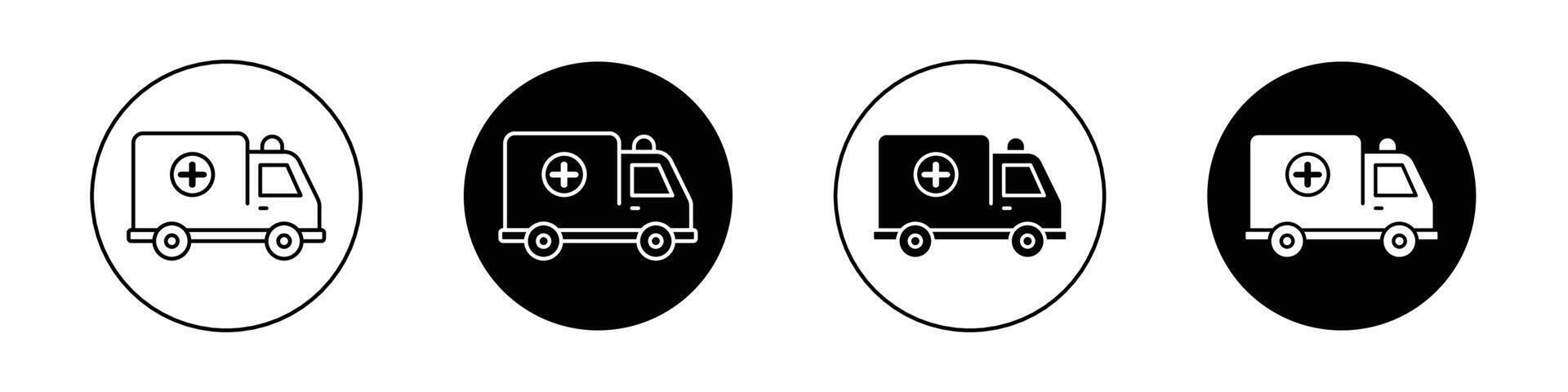 Ambulance vector icon