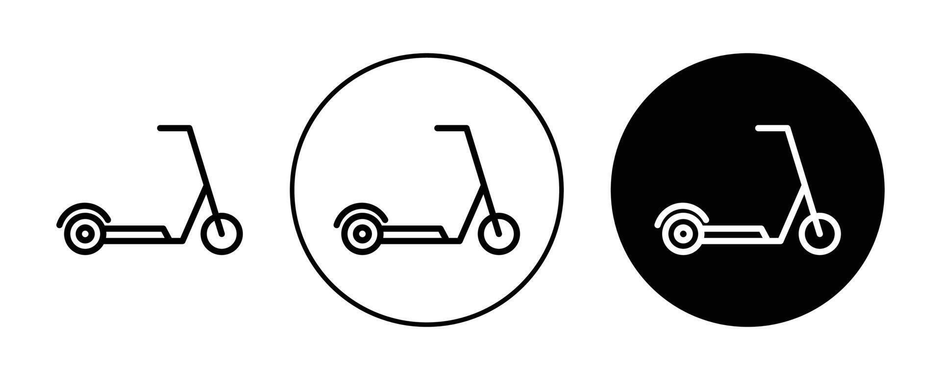 Scooter bike icon vector