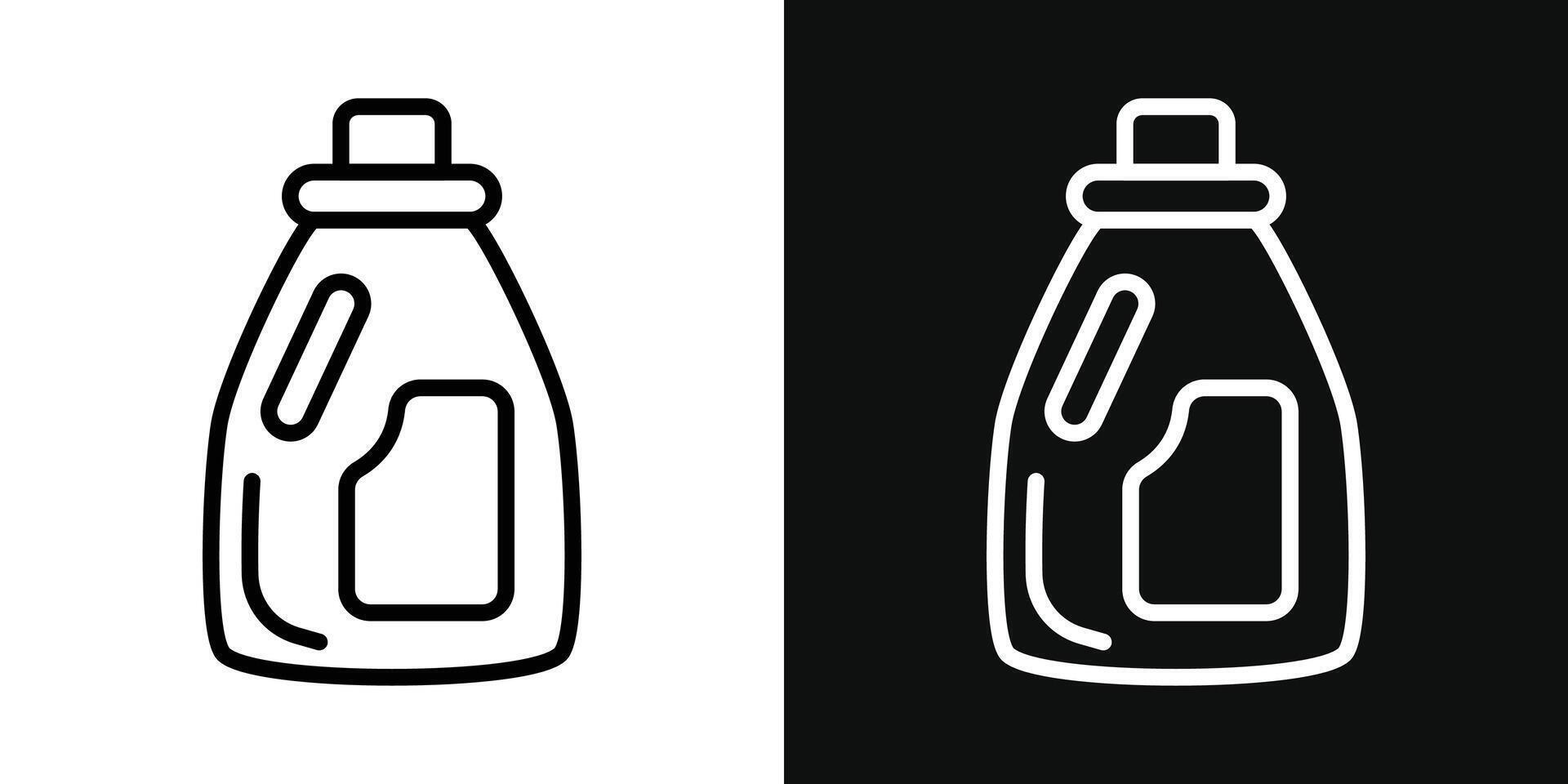liquid detergent icon vector
