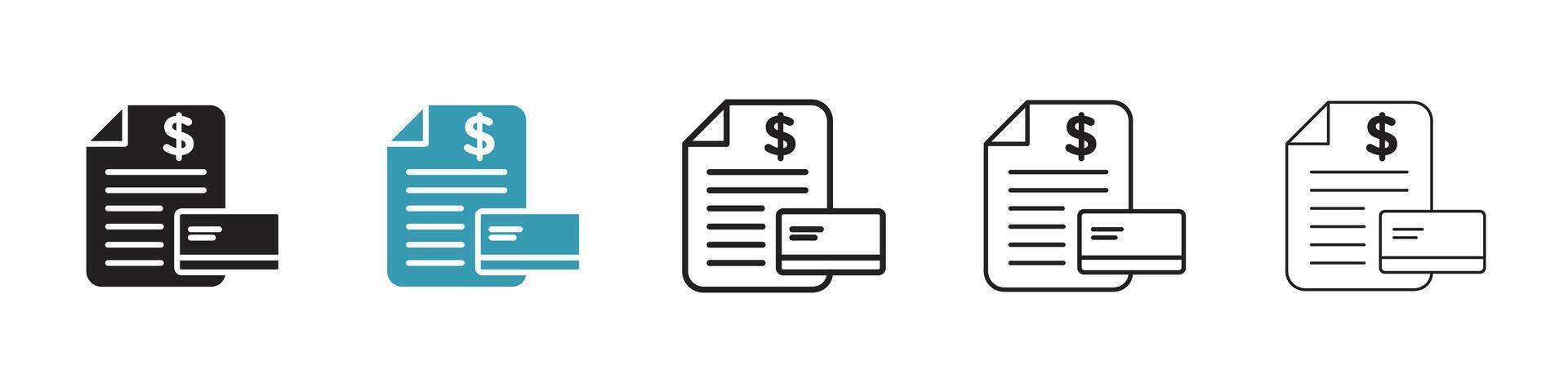 Billing vector icon