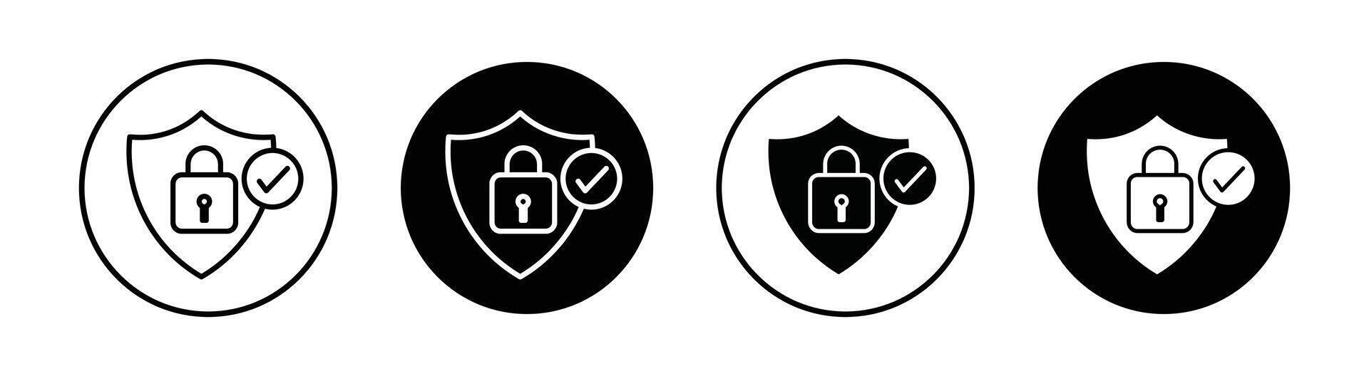 Secure vector icon
