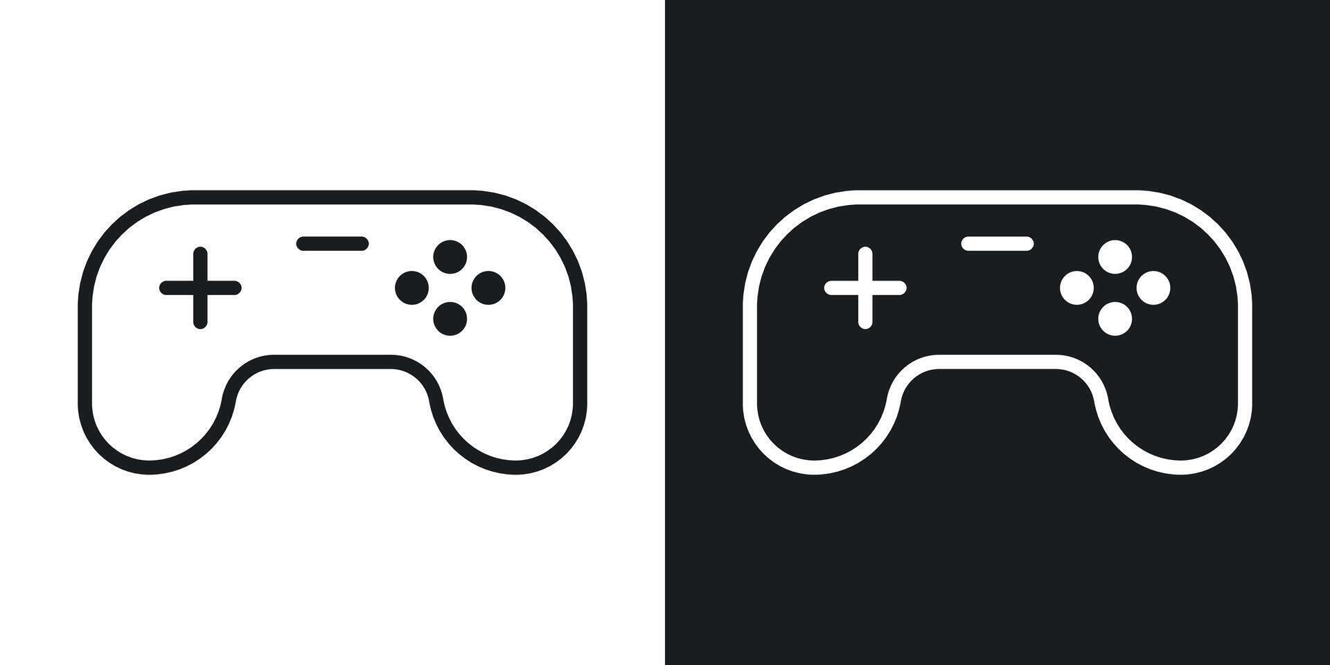 Video game controller icon vector