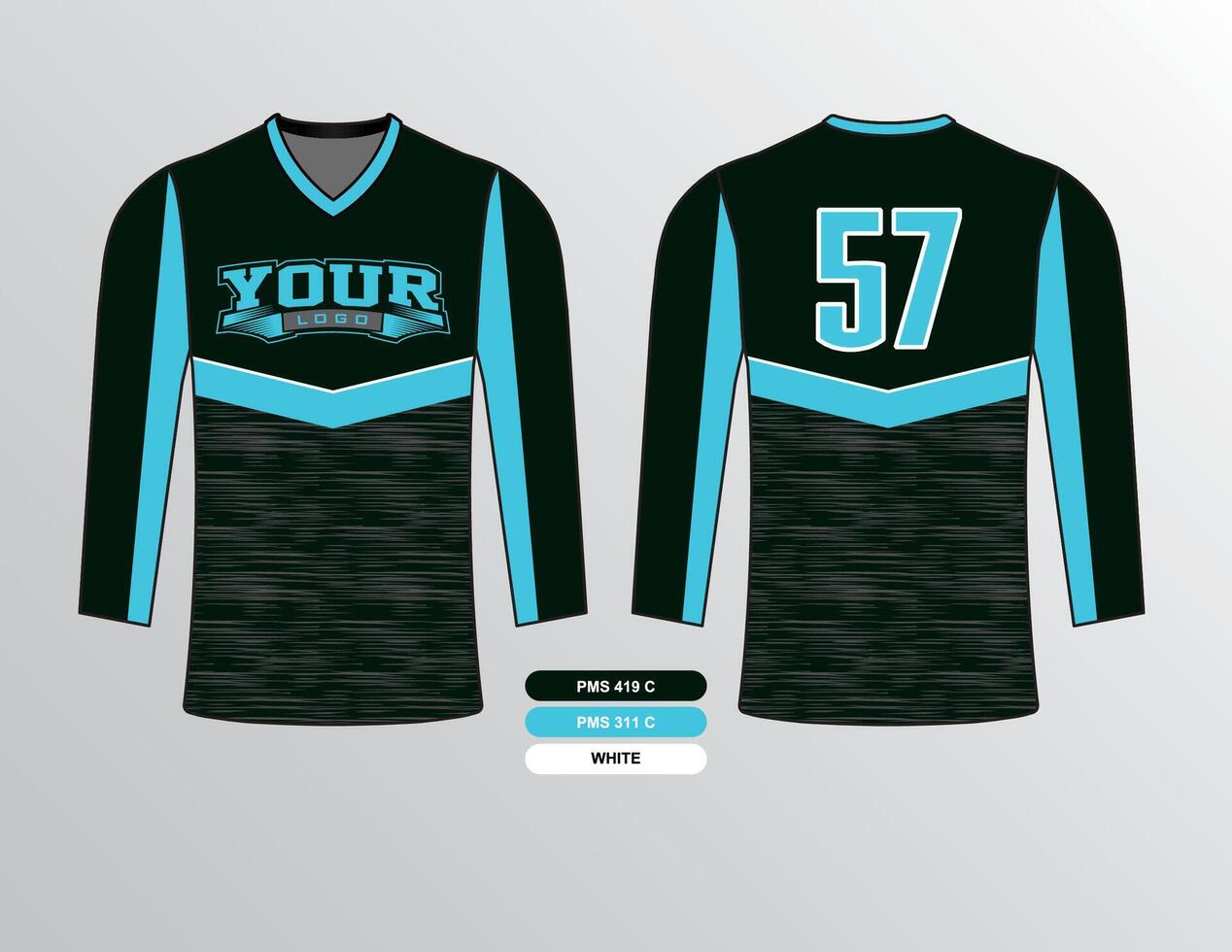 All sports team jersey design with an elegant edgy and wild look for all your casual, fashion and sportswear vector