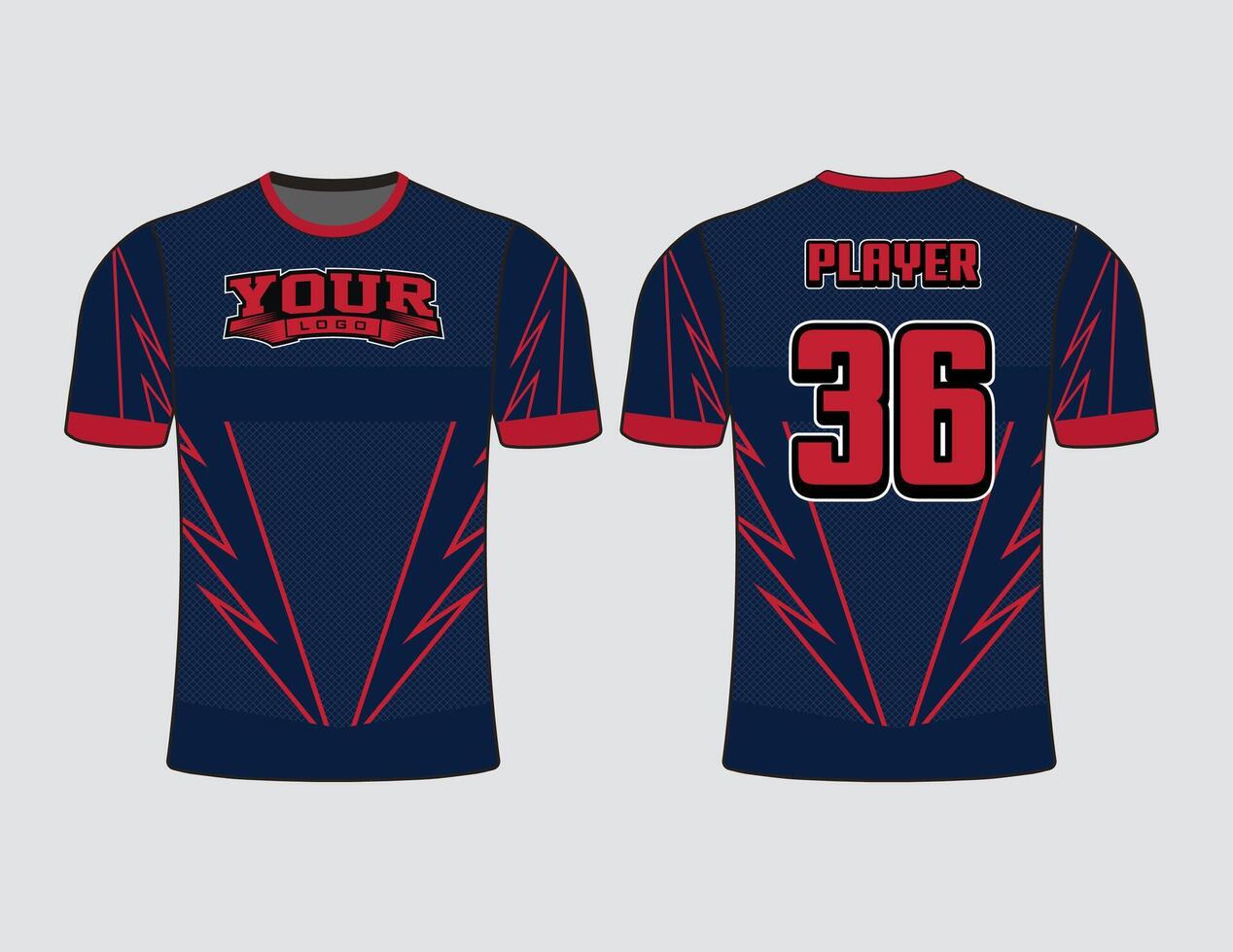 All sports team jersey design with an elegant edgy and wild look for all your casual, fashion and sportswear vector
