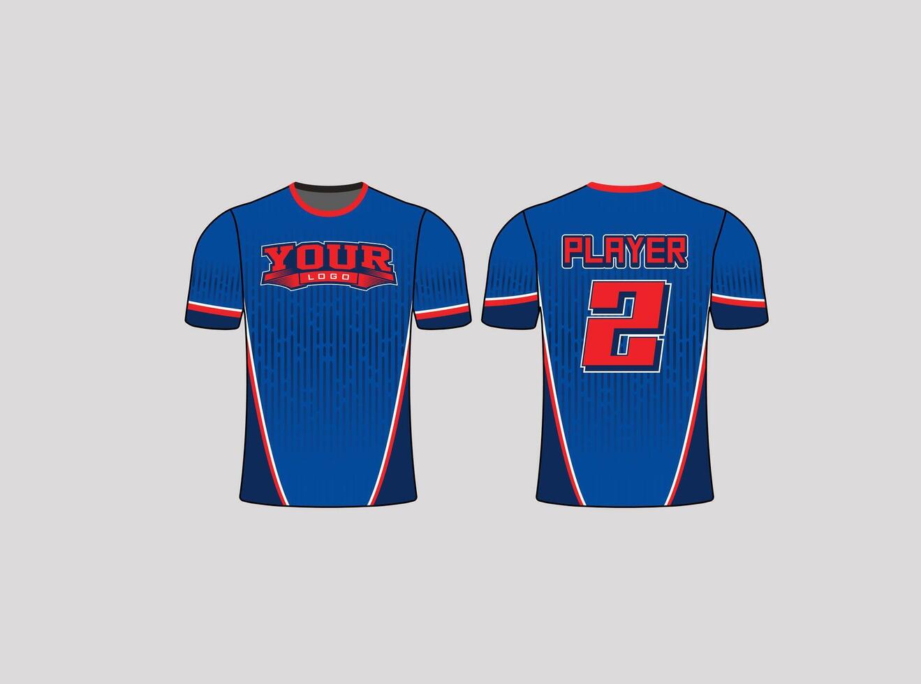 All sports team jersey design with an elegant edgy and wild look for all your casual, fashion and sportswear vector