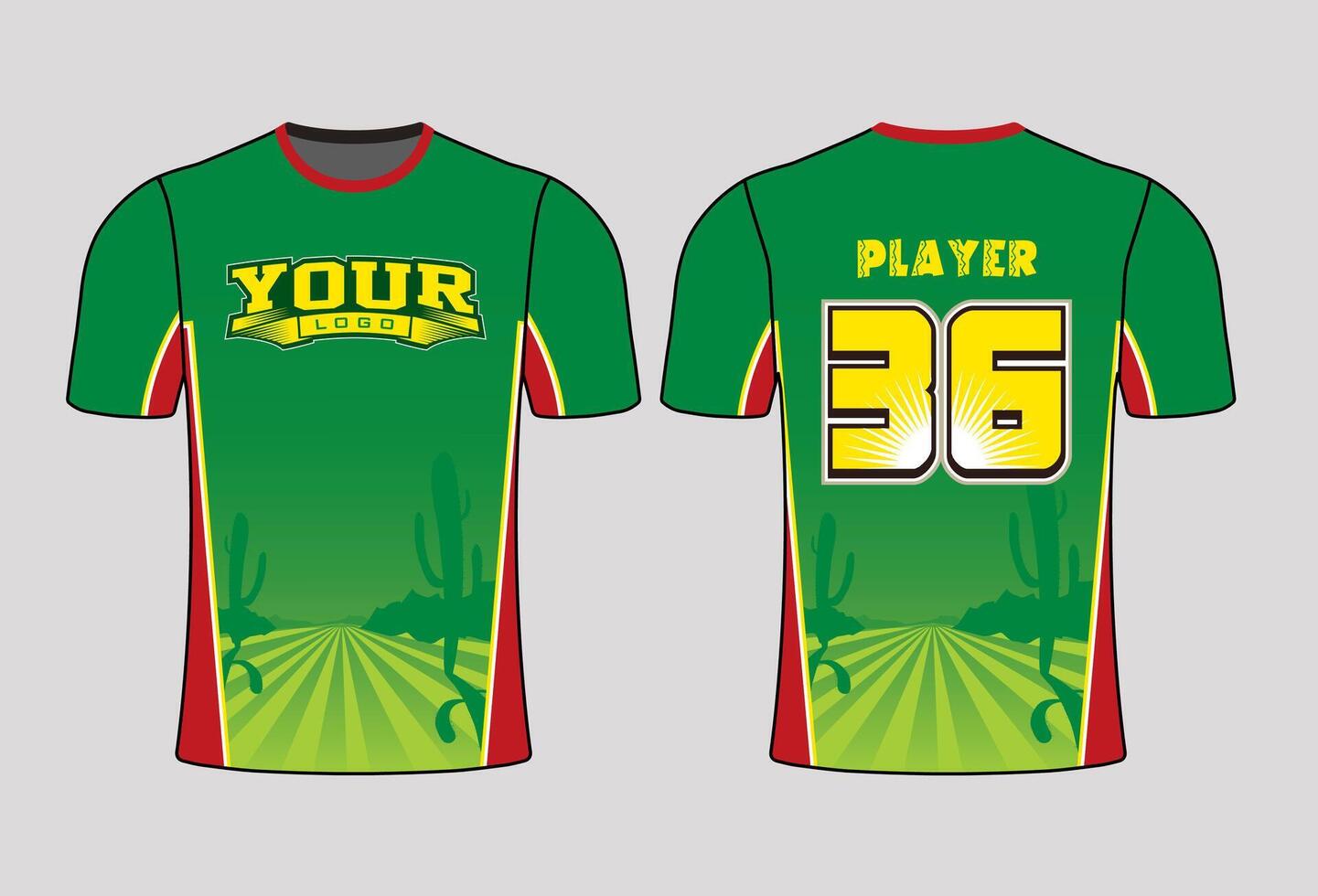 All sports team jersey design with an elegant edgy and wild look for all your casual, fashion and sportswear vector