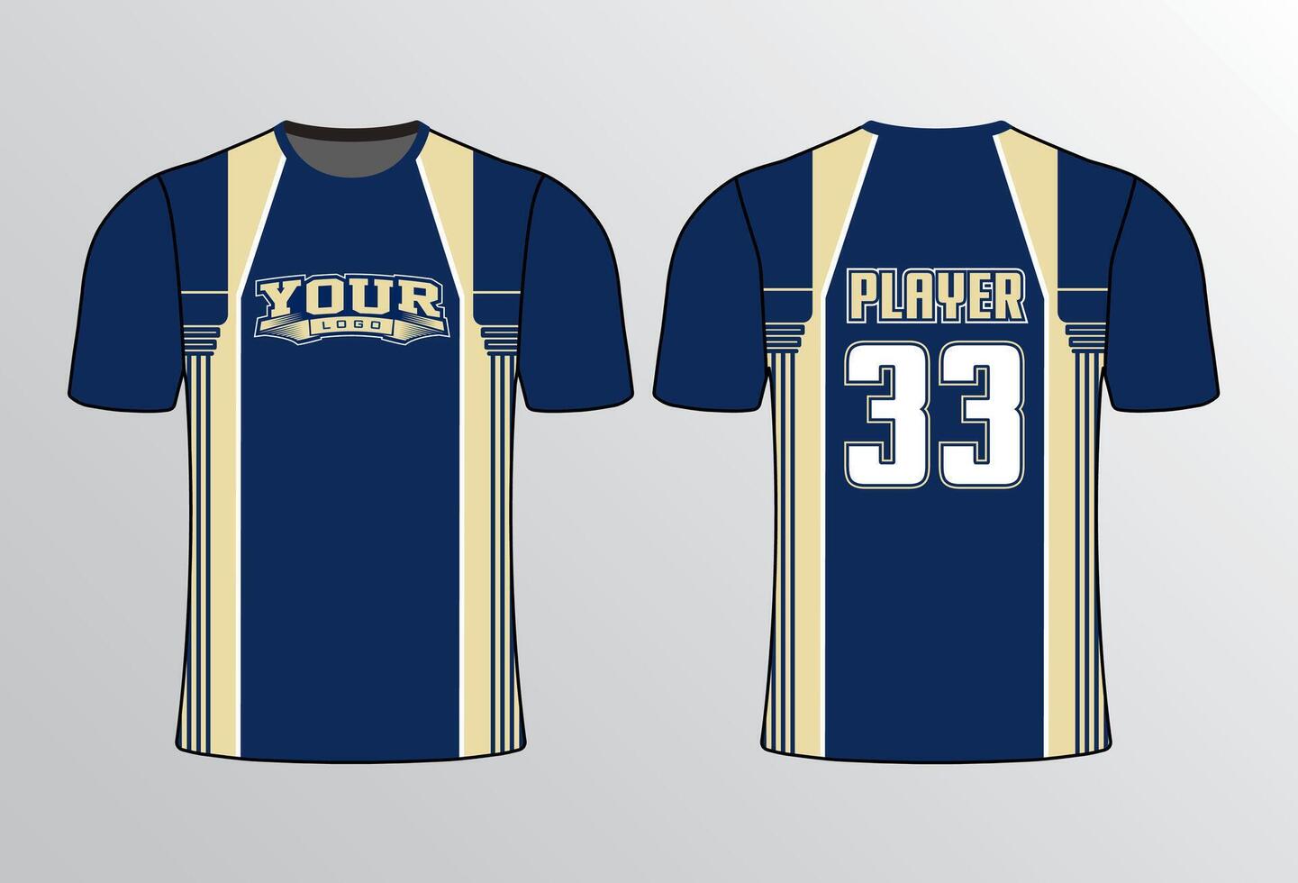 All sports team jersey design with an elegant edgy and wild look for all your casual, fashion and sportswear vector