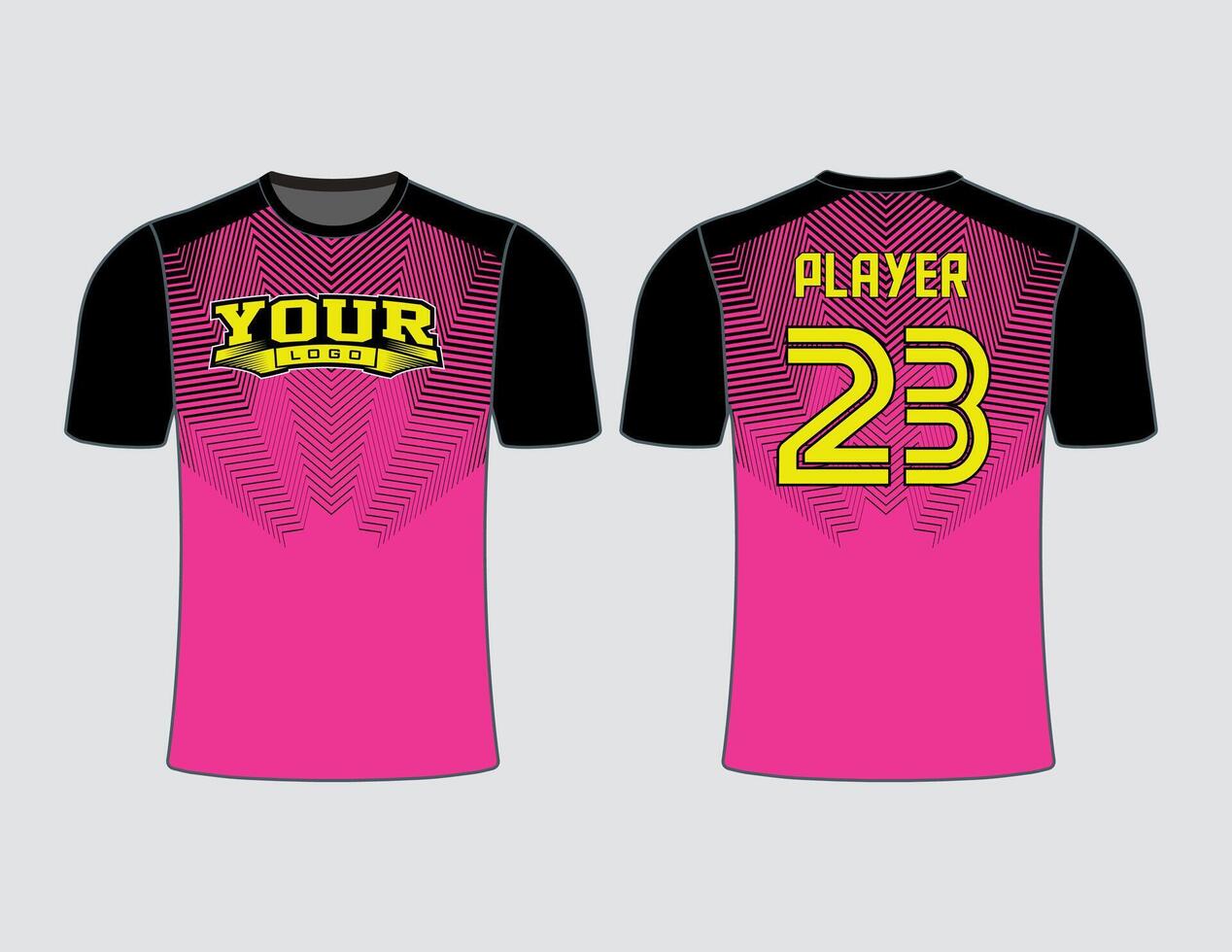 All sports team jersey design with an elegant edgy and wild look for all your casual, fashion and sportswear vector