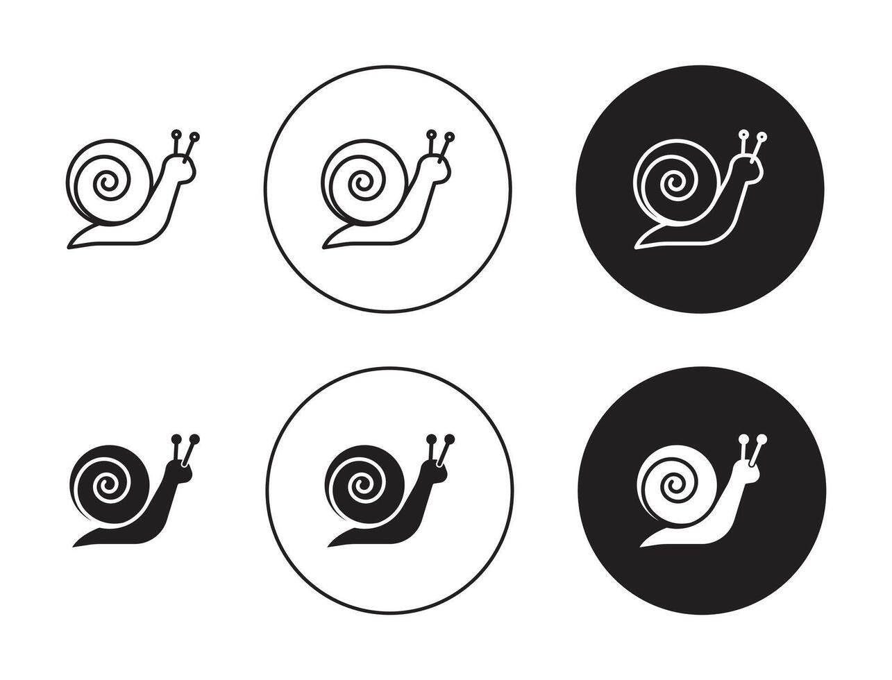 Snail vector icon