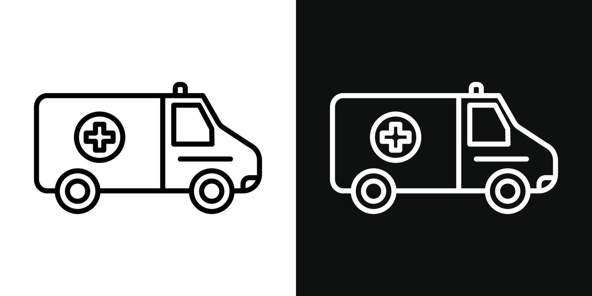 Ambulance vector icon