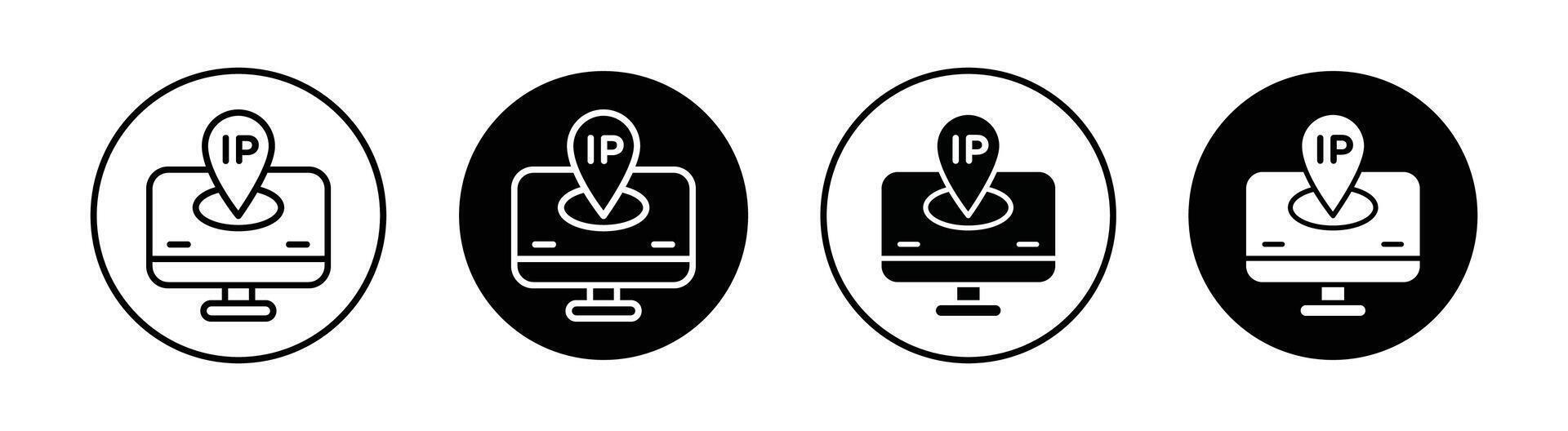 IP vector icon