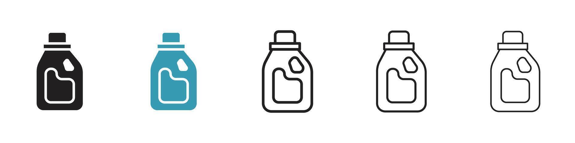 liquid detergent icon vector