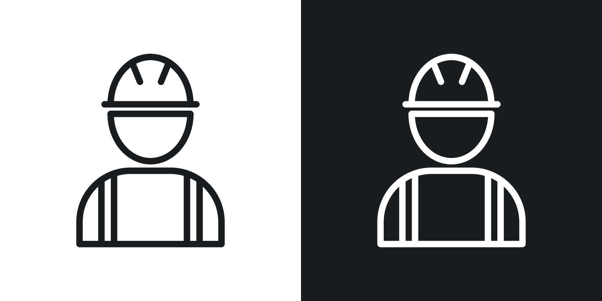 Worker vector icon