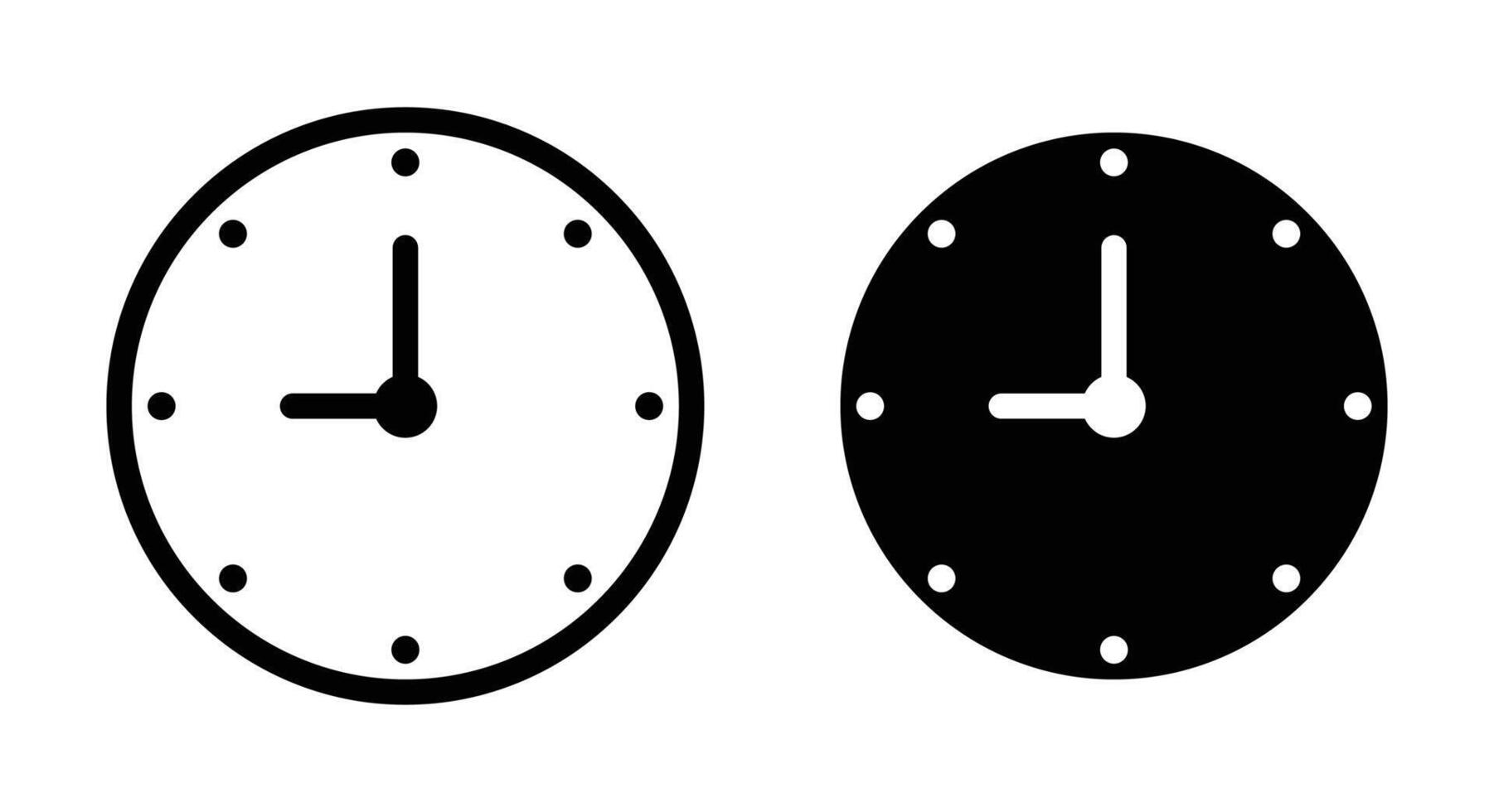 icono de vector de tiempo