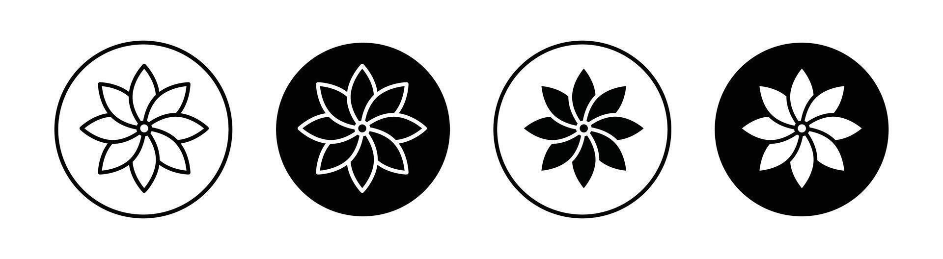Flowers vector icon