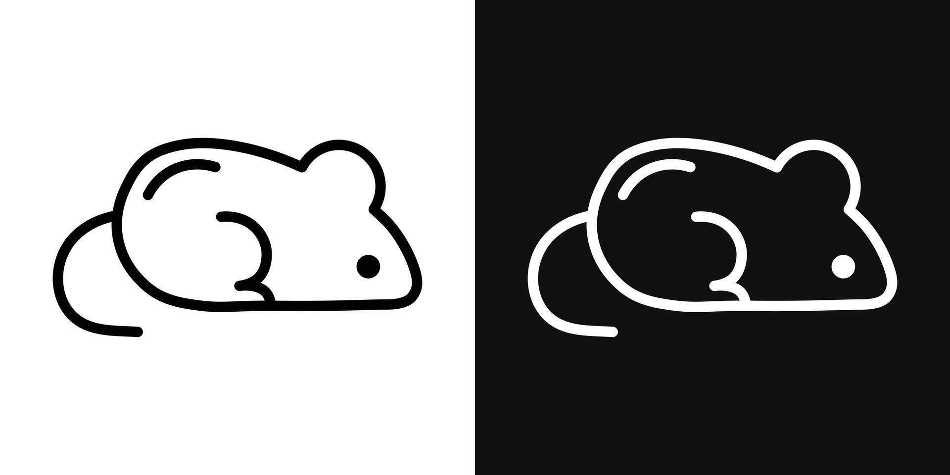 Mouse animal icon vector