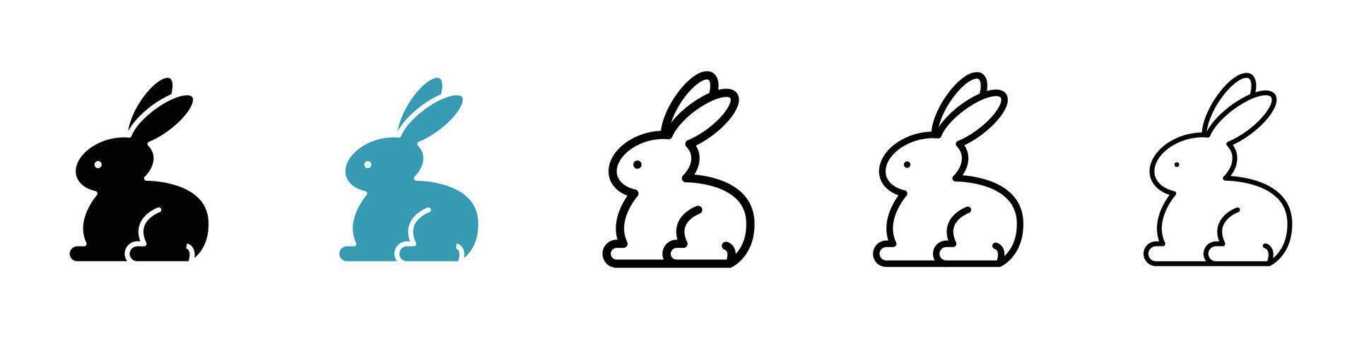 icono de vector de conejo