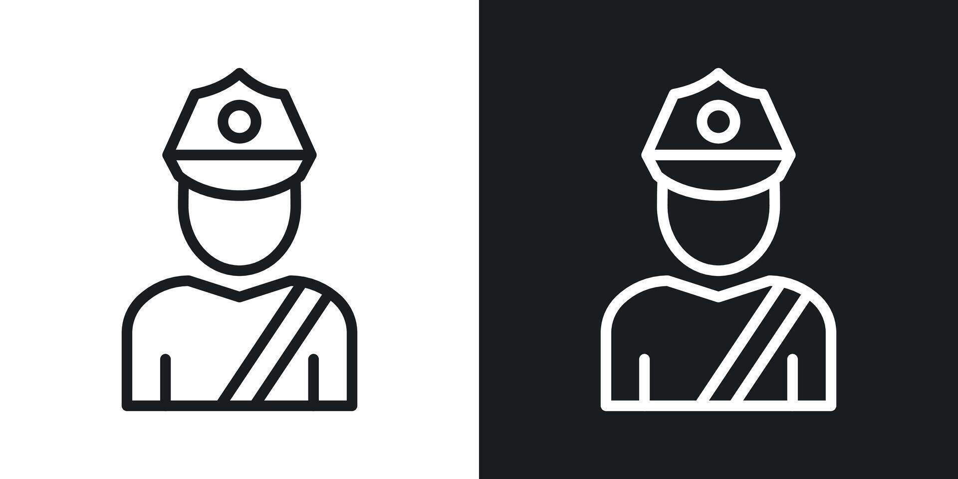 Policeman vector icon