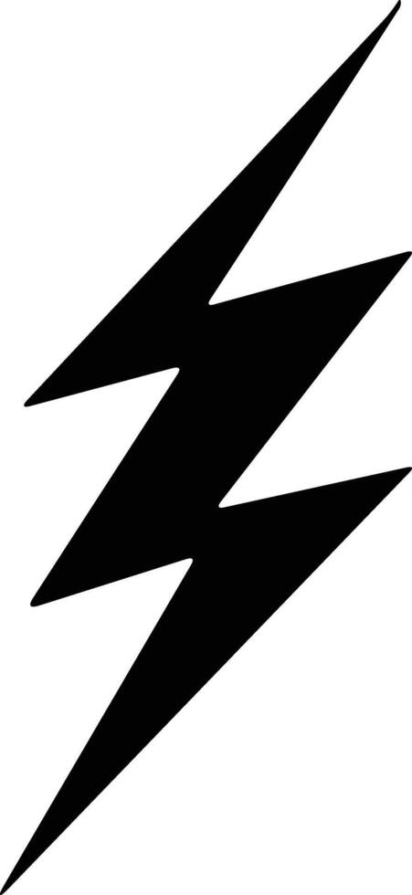 flash lightning bolt flat icon. Electric power symbol. Energy sign, vector illustration. charge sign. Thunder strike electricity linear symbol. Thunderbolt flash. Powerful electrical discharge