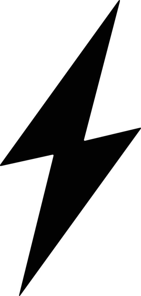 flash lightning bolt flat icon. Electric power symbol. Energy sign, vector illustration. charge sign. Thunder strike electricity linear symbol. Thunderbolt flash. Powerful electrical discharge