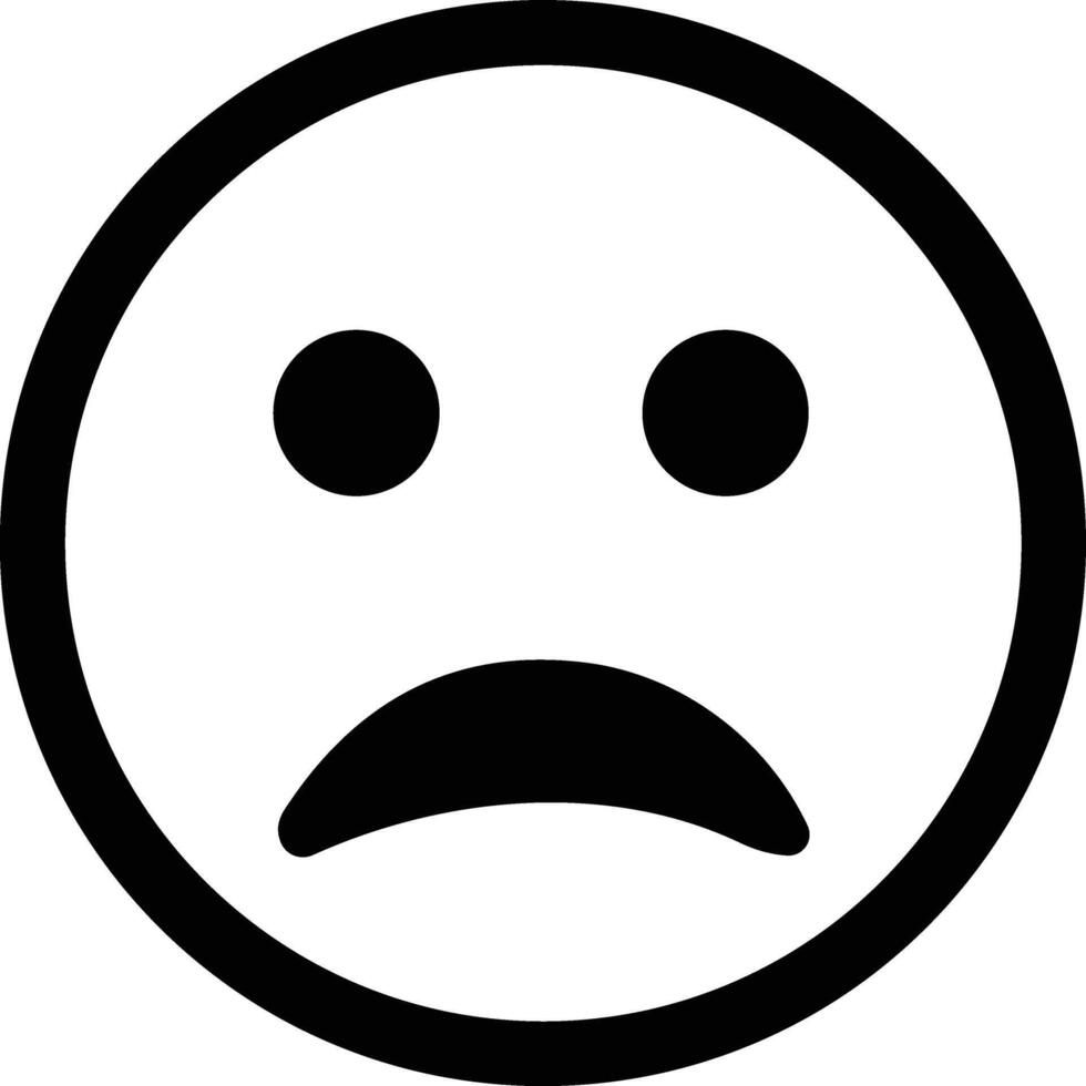 Emoji icon. Emoticon. Emotion. Face Gestures. Social Media. Crying, Sad, Angry, shocked facial expression. vector
