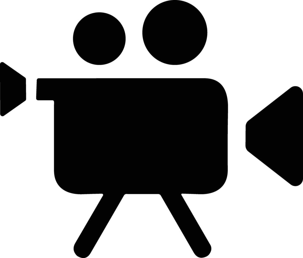 Movie video camera. Camera icon symbol sign vector illustration. Film Camera. Old Cinema icons. Film shooting, film player