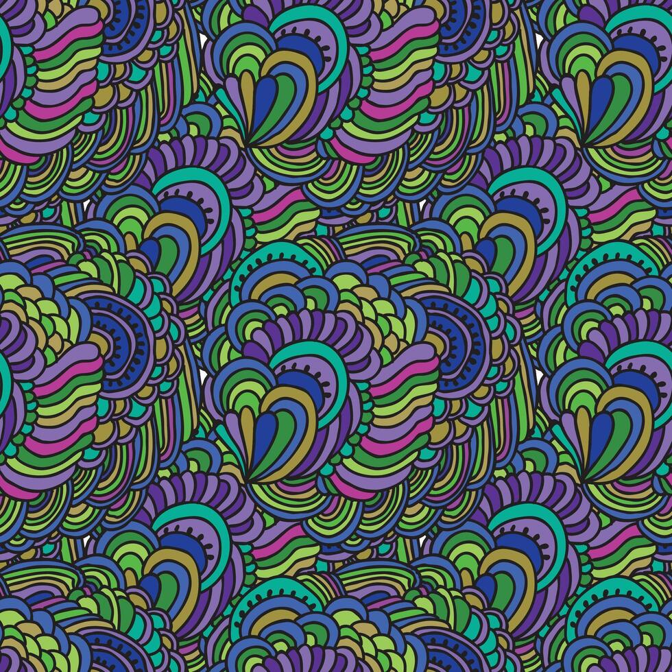 sin costura patrones con gracioso contento margarita, ola, ajedrez, malla, y rayos de sol conjunto de vector antecedentes en de moda retro trippy estilo