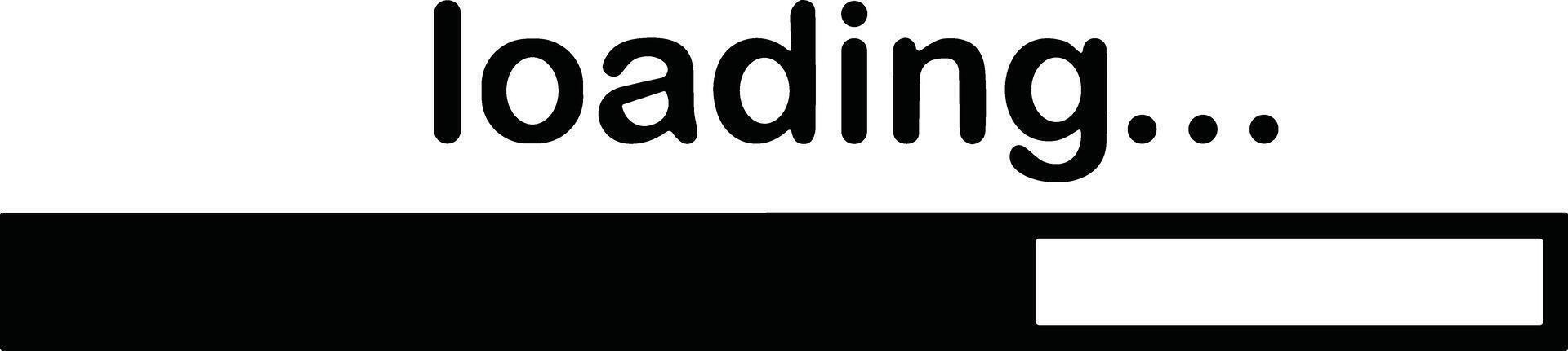 Load indicator. Loading status bar, download progress and line upload or file transfer waiting bars vector symbols. Line visualization element