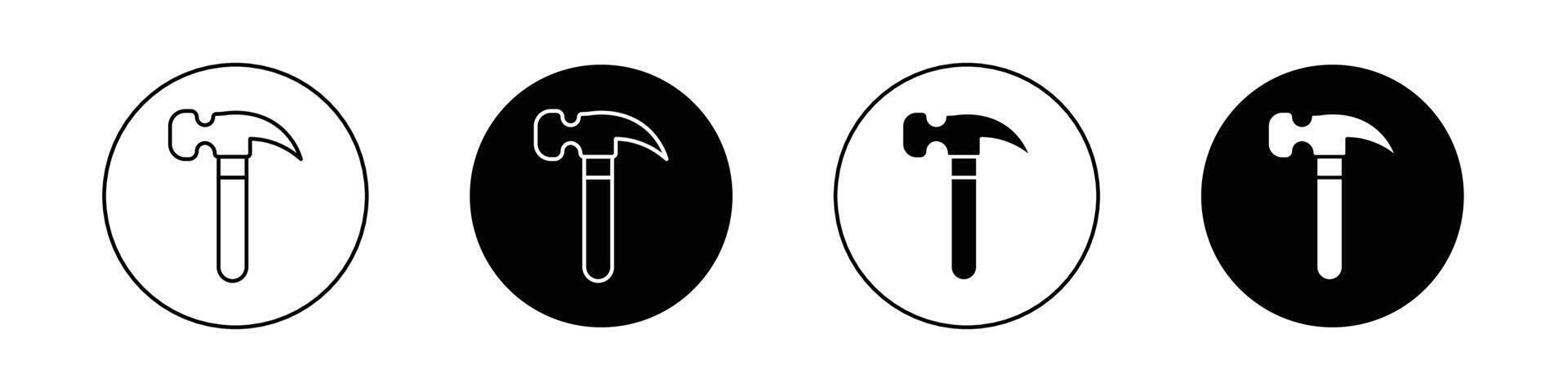 Hammer vector icon