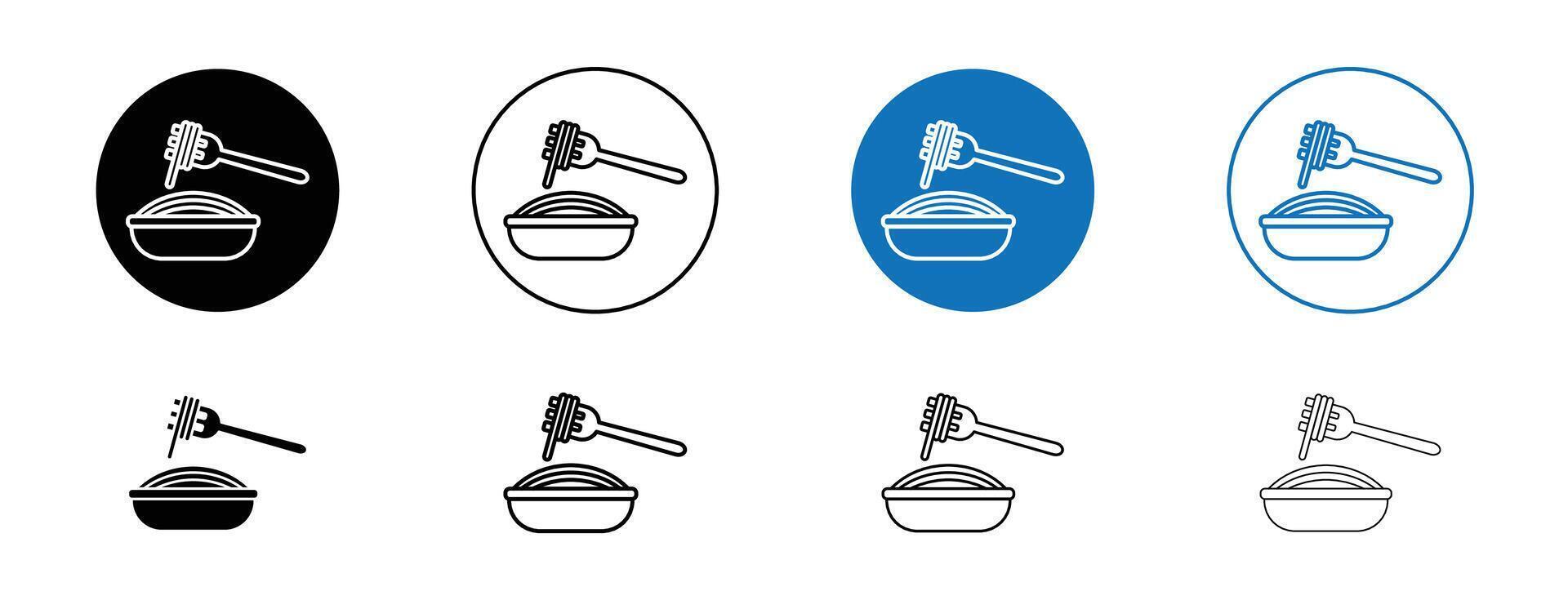 Spaghetti vector icon