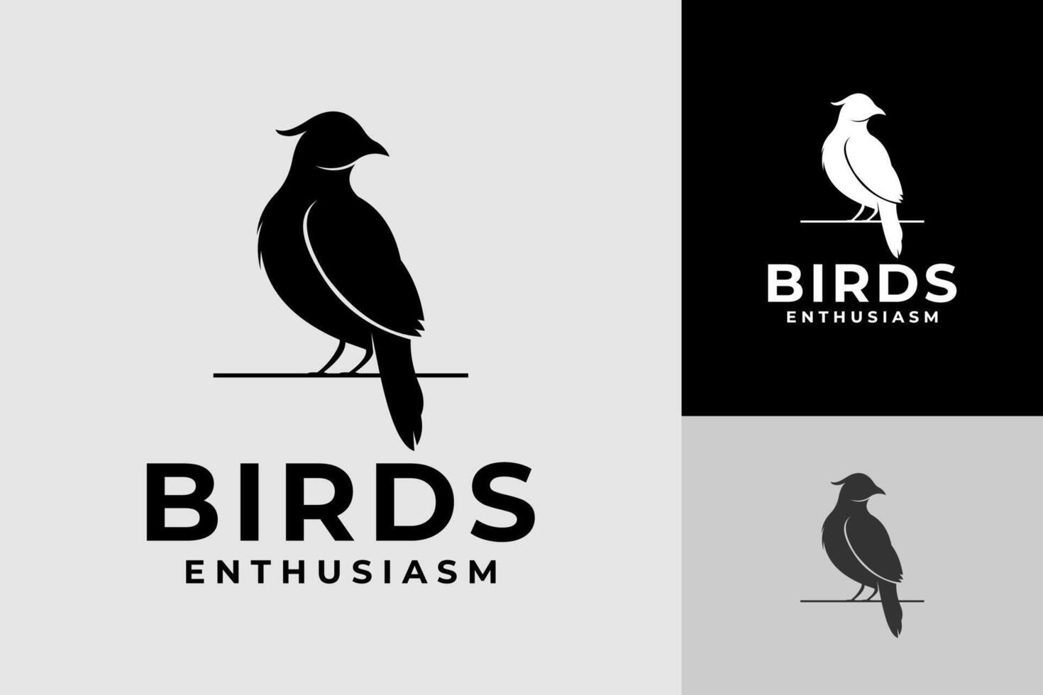 pájaro animal mosca logo diseño vector